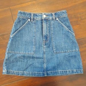 Frank and Oak Jean Skirt